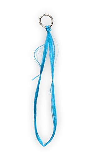 Aquantic Hornhecht-Seide, 10 Schlaufen inkl. Sprengring, sechs Verschiedene, fängige Farben (Blau) von Aquantic