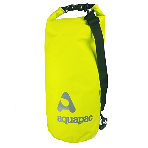 AquaPac Unisex Schwere Schultergurt Wasserdicht Drybag, Acid Green, 25l von Aquapac