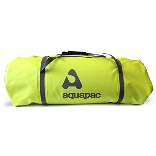 Aquapac wasserdichte Reise und Sporttasche Trail-Proof Duffel, Acid Green/Cool Grey, 91.0 x 35.0 x 35.0 cm, 90 Liter, 725 von Aquapac