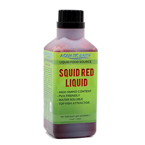 Aquatic Baits Liquid 0,5l (Squid Red) von Aquatic Baits