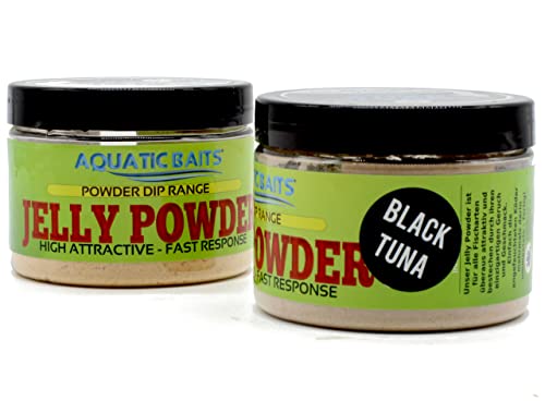 Aquatic Baits Jelly Powder Dip (Black Tuna) von Aquatic Baits