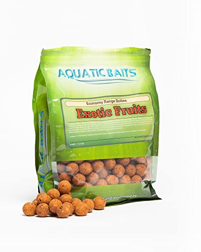 Aquatic Baits Exotic Fruits Boilies 20mm 1,5kg - Instant Range Boilies - Karpfenboilie Karpfenfutter - Boilies Karpfen Köder - Karpfenangeln Baits von Aquatic Baits