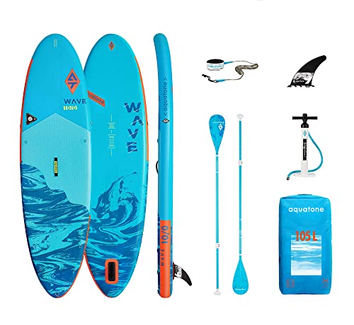 Aquatone Unisex – Erwachsene Wave 10'0" All-Round Sup Stand Up Paddle, hellblau, M von Aquatone