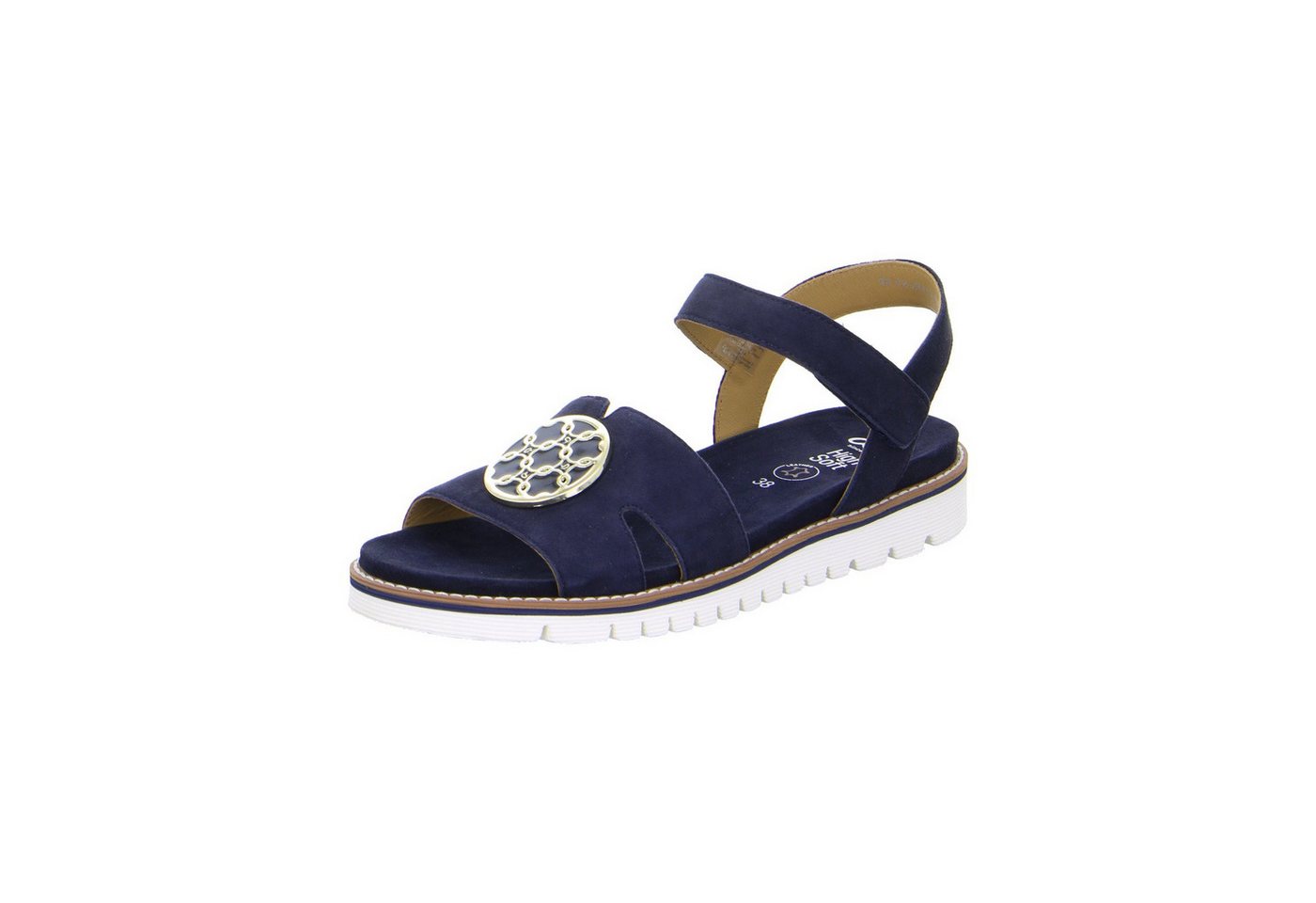 Ara Kent-Sport - Damen Schuhe Sandalette Rauleder blau von Ara
