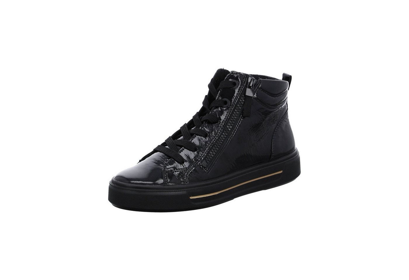 Ara Courtyard - Damen Schuhe Sneaker Sneaker Lackleder schwarz von Ara