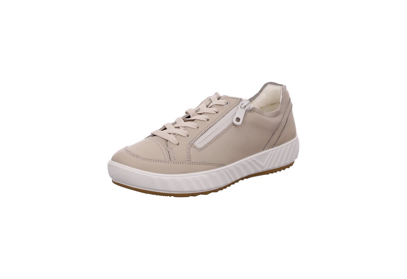 Ara Avio - Damen Schuhe Schnürschuh Sneaker Glattleder grau von Ara