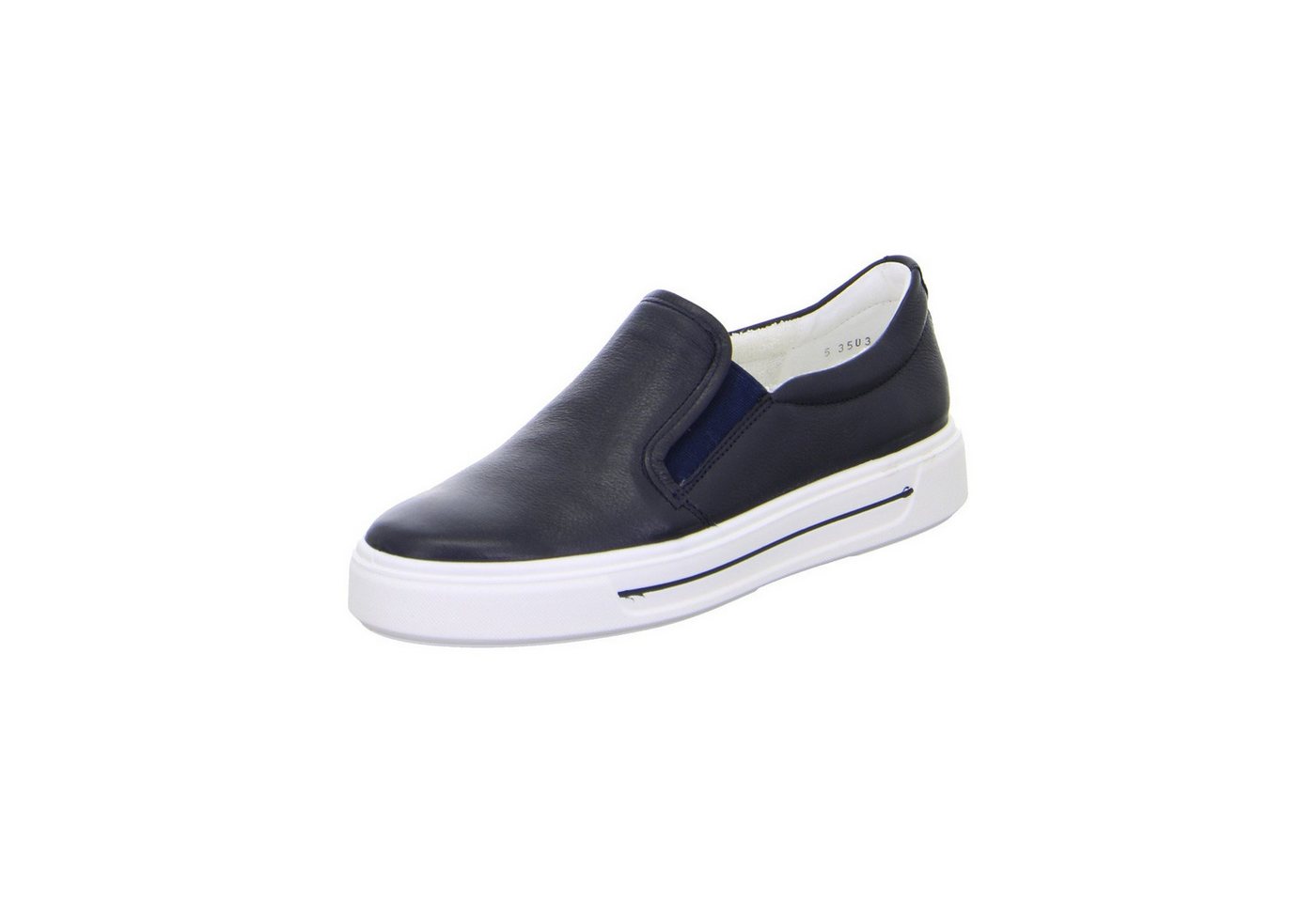 Ara Courtyard - Damen Schuhe Slipper Sneaker Glattleder blau von Ara