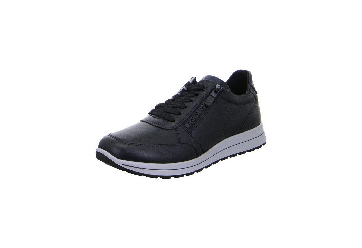 Ara Matteo - Herren Schuhe Schnürschuh Sneaker Glattleder schwarz von Ara