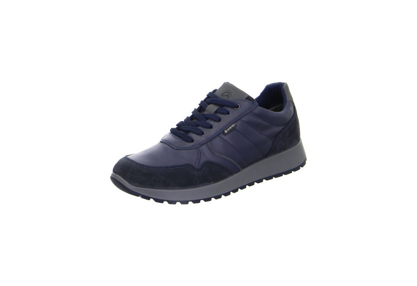 Ara Matteo - Herren Schuhe Schnürschuh Sneaker Leder blau von Ara
