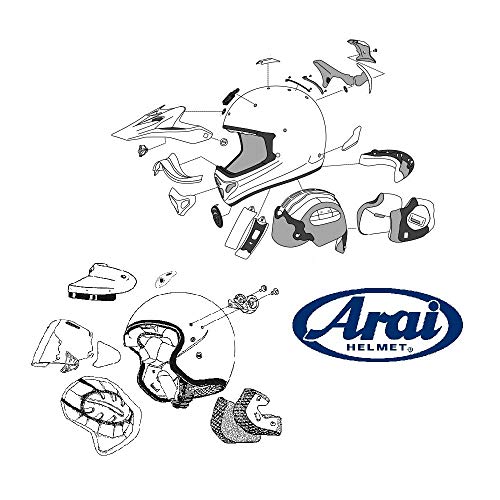Arai Hintere untere Seitenbelüftung für Viper/Astro-Light/vx-3 Helme Side Cowl Vent-1 von Arai