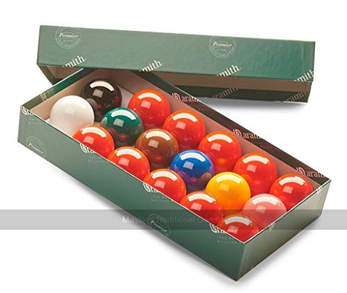 Aramith Snooker Balls (1 and 7/8 inch, 47.5mm, with 10 Reds) von Aramith