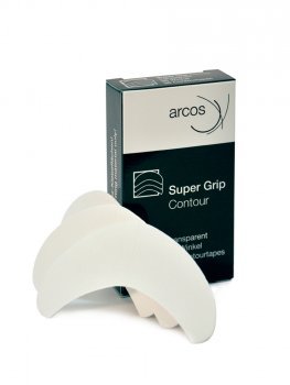 Arcos Super Grip Contour Tape für Extensions & Zweithaar Klebewinkel 2,5cm x 7,5c, 36 Stück von Arcos