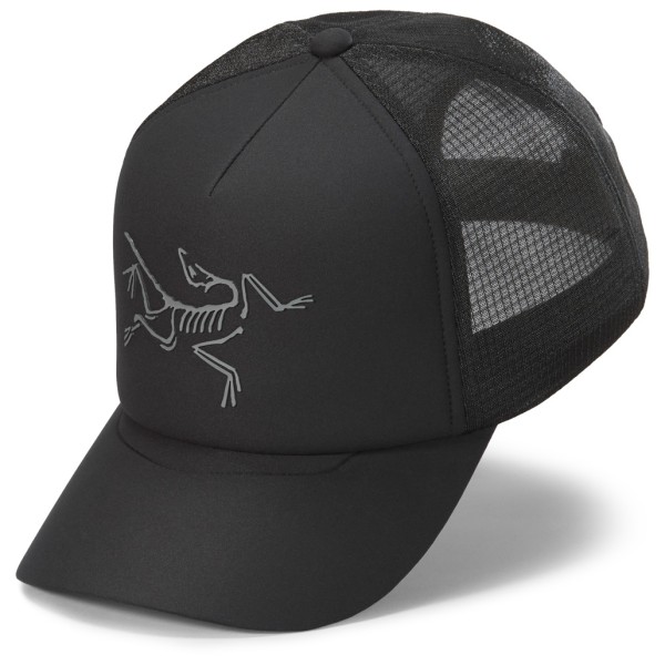 Arc'teryx - Bird Trucker Curved - Cap Gr One Size schwarz/grau von Arcteryx