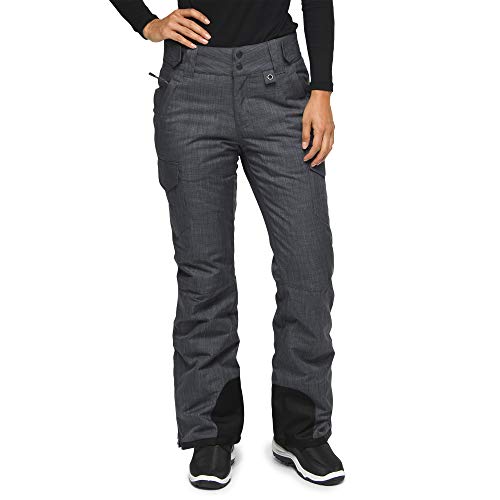 Arctix Damen Isolierte Cargo-Hose für Schneesport Skihose, Steel Melange, X-Large von ARCTIX