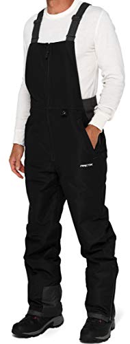 Arctix Herren Essential Insulated Bib Overalls Latzhose, Schwarz/Charcoal, Large (36-38W 30L) von Arctix