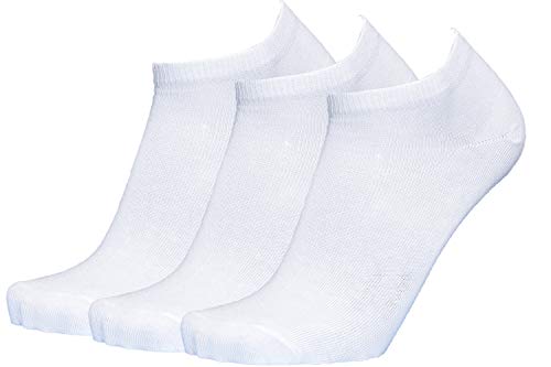 Areco 3er Footie Socke, weiß, 35-38 von Areco