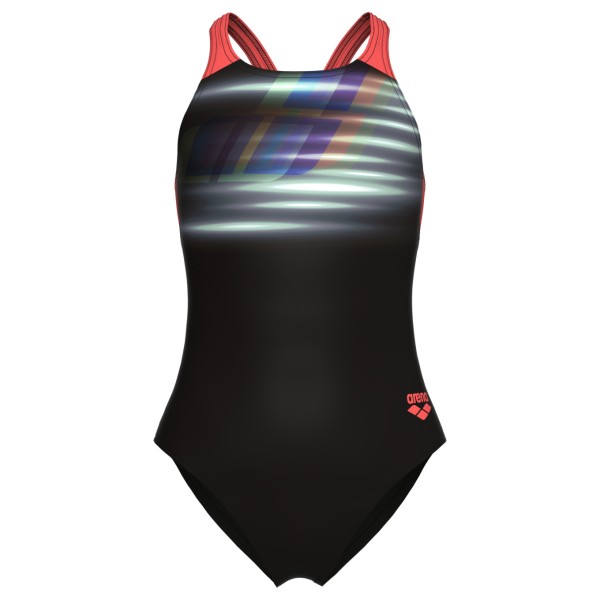 Arena - Girl's Fading Swimsuit V Back L - Badeanzug Gr 140 schwarz von Arena