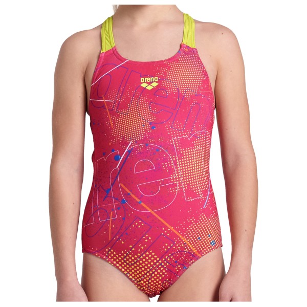 Arena - Girl's Galactic Swimsuit Swim Pro Back - Badeanzug Gr 128 rosa von Arena