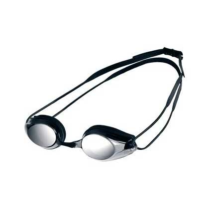 Arena Tracks Mirror Swimming Goggles Schwarz von Arena