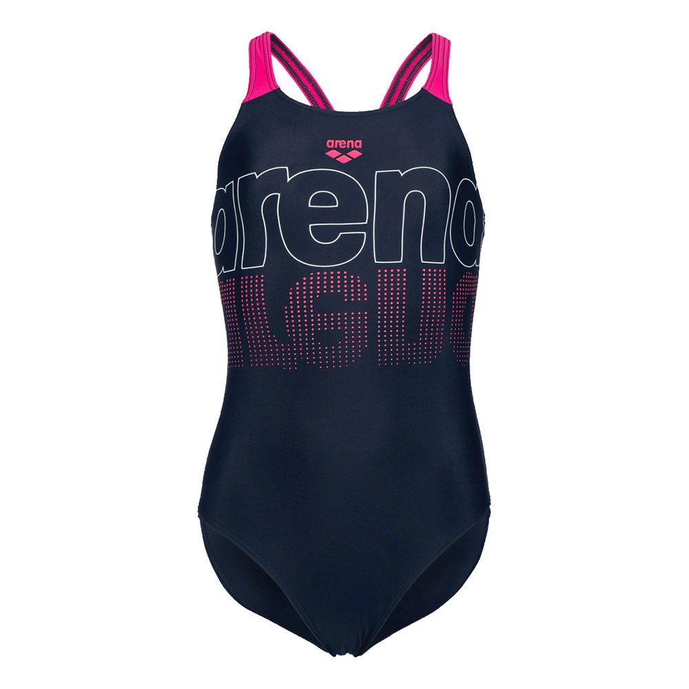 Arena V Back Graphic Swimsuit Mehrfarbig 12-13 Years Mädchen von Arena