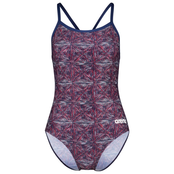 Arena - Women's Abstract Tiles Swimsuit Lightdrop - Badeanzug Gr 40 lila von Arena