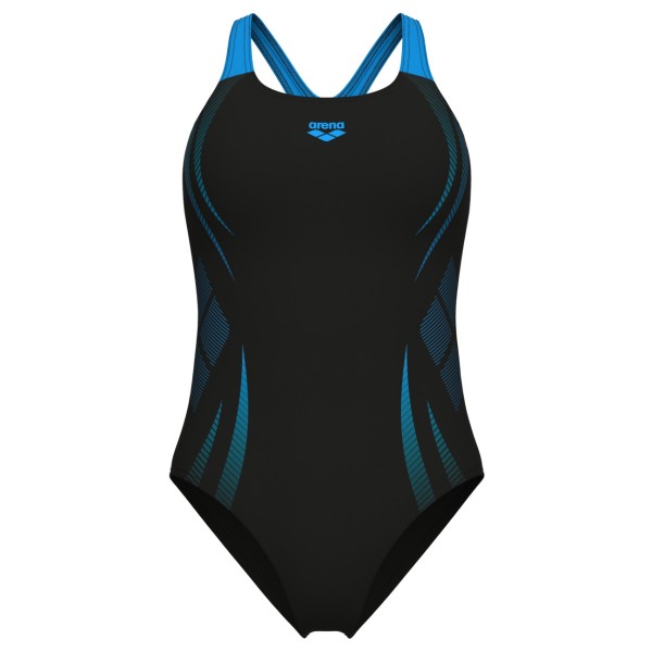 Arena - Women's Poseidonia Swimsuit Swim Pro Back LB - Badeanzug Gr 38 schwarz von Arena