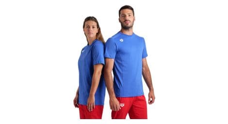 arena unisex team panel t shirt royalblau von Arena