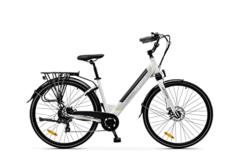 Argento Unisex – Erwachsene Omega E-Fahrrad, Weiß, Einer Größe von Argento