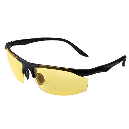 Aroncent Unisex Sportbrille Polarisiert Sonnenbrille Blendschutz Brille Anti UV400 Fahrbrille Radbrille von Aroncent