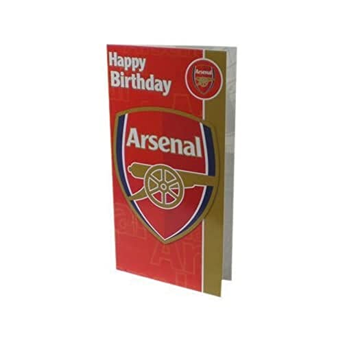 Arsenal FC AS036 gestanzt Asenal Wappen Geburtstagskarte von Arsenal F.C.