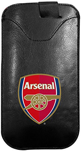 Arsenal FC groß Leder Handytasche für Smartphones von Arsenal F.C.