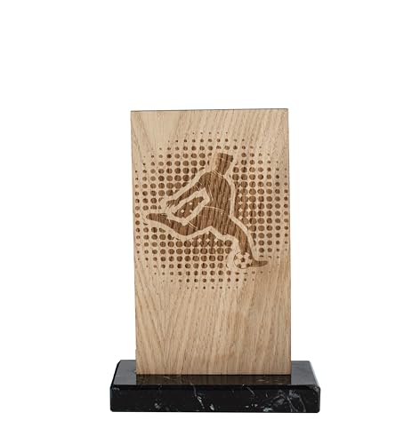 Art-Trophies At1137300 Sportliche Trophäe aus Holz und Acryl, Natur, 21 cm von Art-Trophies