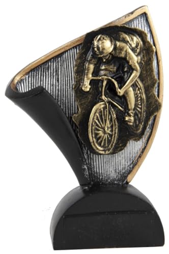 Art-Trophies At123320 Sport-Trophäe zur Teilnahme, Silber/Schwarz/Gold, 13 cm von Art-Trophies