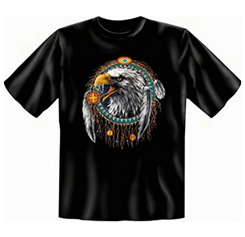 Adler Indianer T-Shirt: Indian Eagle Fb schwarz Größe 3XL von Art & Detail Shirt
