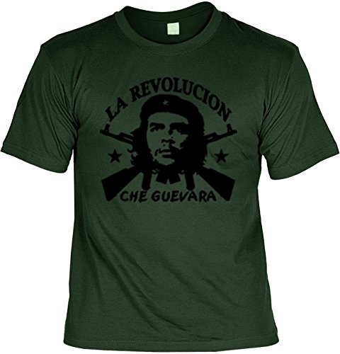 Revolution T-Shirt Che Guevara - La Revolucion (Größe: L) in tannengrün von Art & Detail Shirt