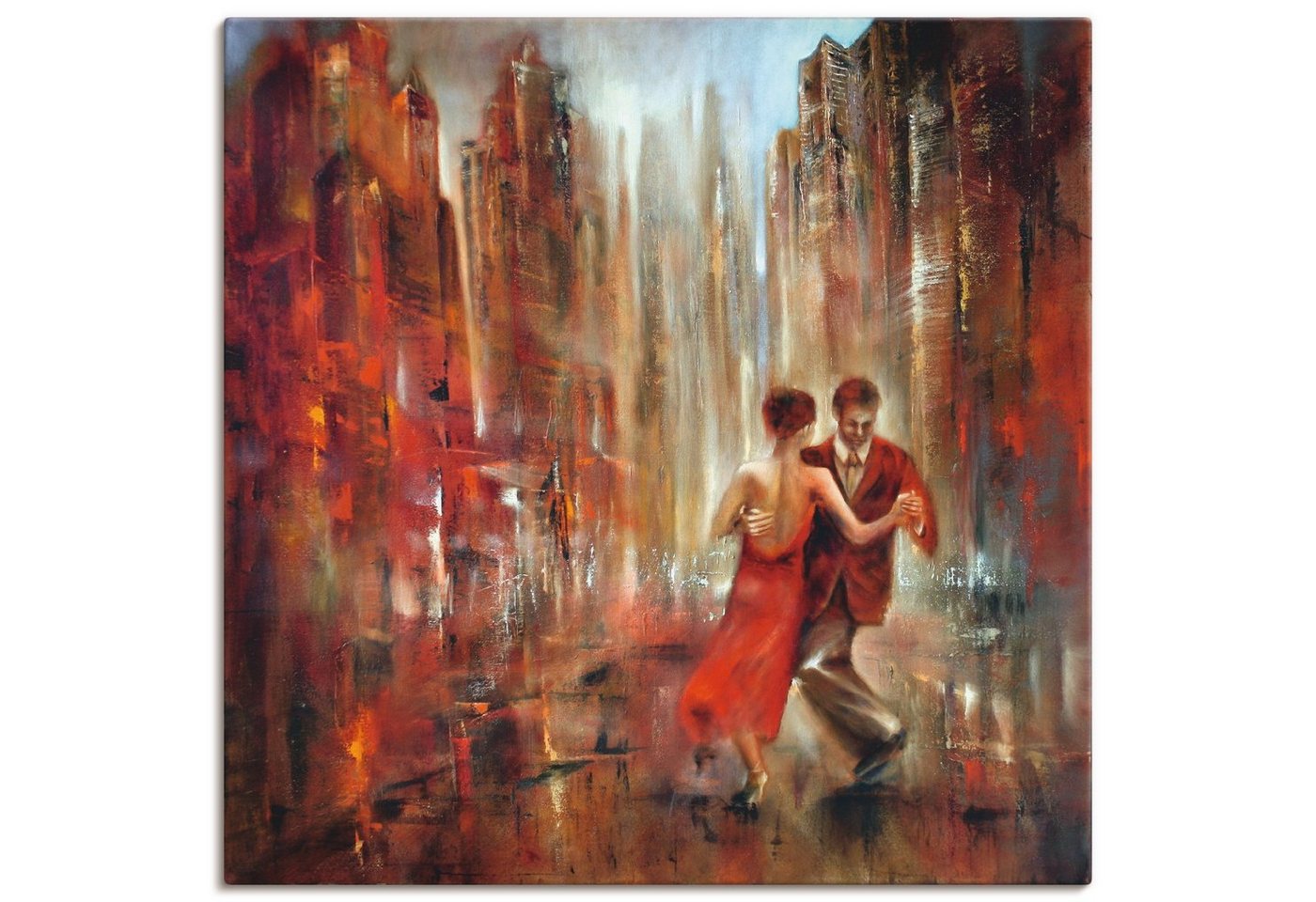 Artland Wandbild Tango, Sport (1 St), als Alubild, Outdoorbild, Leinwandbild, Poster in verschied. Größen von Artland