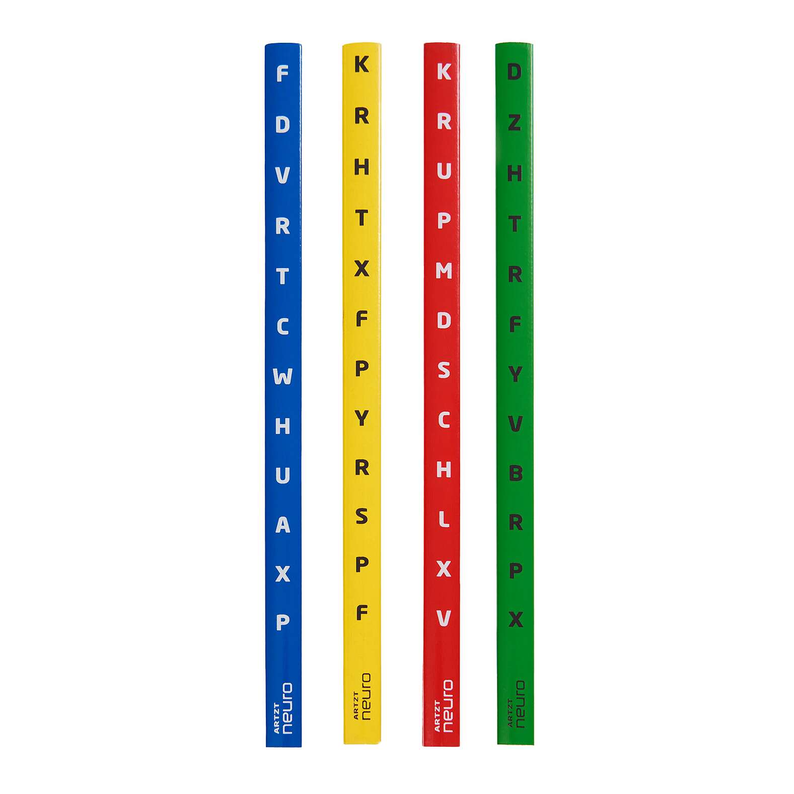 Artzt Neuro Trainingstool "Vision Stick Set",  Blau, Gelb, Rot, Grün von Artzt Neuro