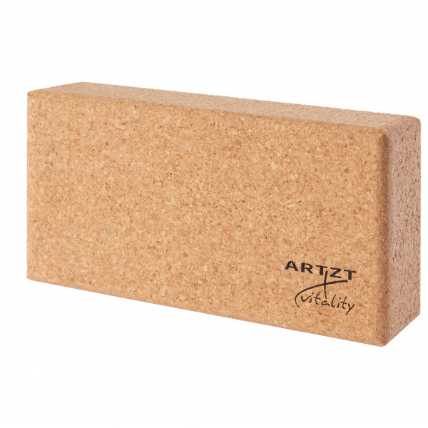 ARTZT vitality - Kork Yogablock - Yogablock Gr 22,7 x 12 x 6,5 cm cork von Artzt Vitality