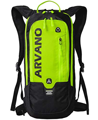 Arvano Fahrradrucksack Klein MTB Rucksack Ultraleicht 6L Mountain Bike Rucksack für Damen & Herren, Mini Mehrzweck rucksack für Wandern Laufen Fahrrad von Arvano