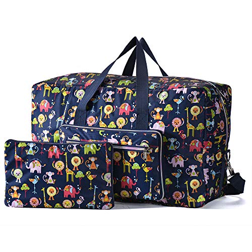 Arxus Große Faltbare Reisetasche Tragen Sie die Reisetasche am Wochenende über dem Gepäck mit Schultergurt 