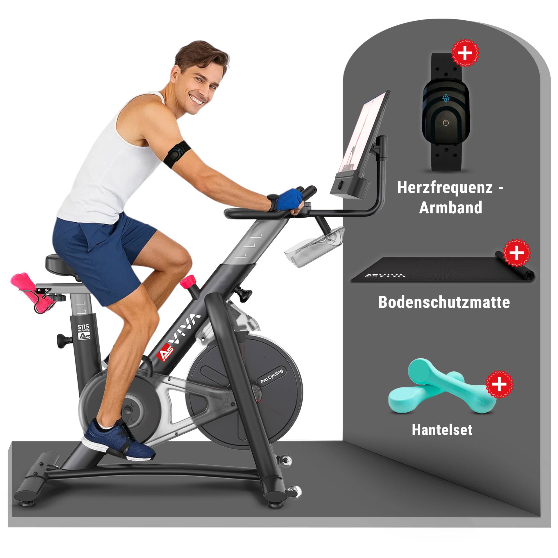 Indoor Cycle & Speedbike AsVIVA S11S von AsVIVA