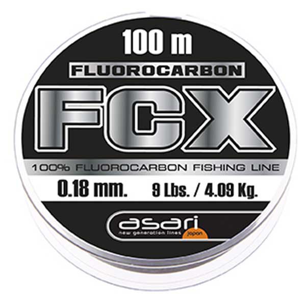 Asari Fcx 100 M Fluorocarbon Durchsichtig 0.370 mm von Asari