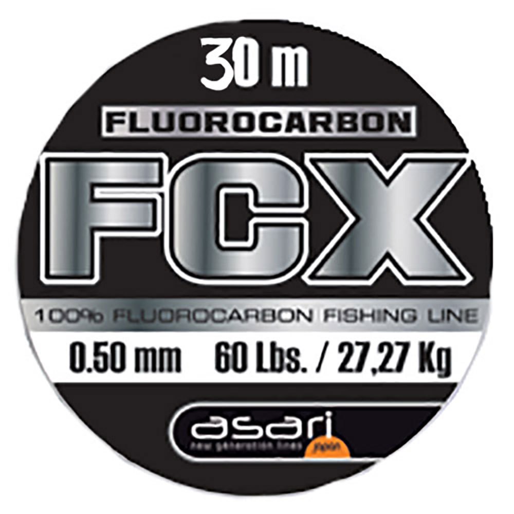 Asari Fcx Fluorocarbon 50 M Line Schwarz 0.500 mm von Asari