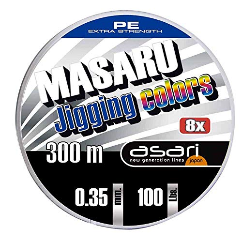 Asari - Masaru Jigging Colors 300, Mehrfarbig, Größe 0,250 mm von Asari