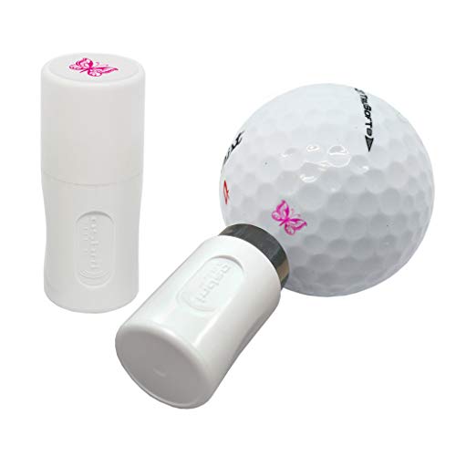 Asbri Golf Ball-Stempel, Pink, Schmetterling von Asbri Golf