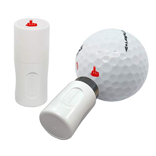 Asbri Golf Finger Ball Stempel - Rot von Asbri Golf