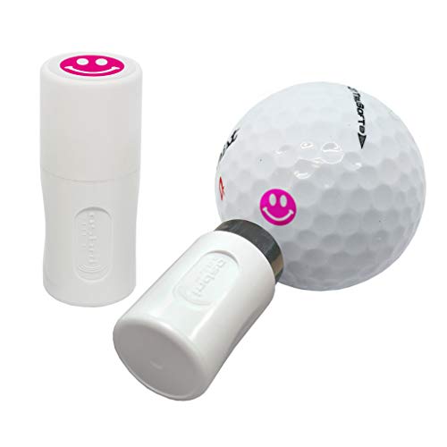 Asbri Golf Pink Happy Face Golfball-Stempel von Asbri Golf