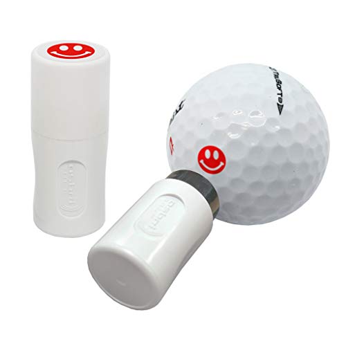 Asbri Golf Smiley Ball Stempel, Rot von Asbri Golf