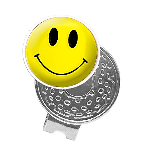 Asbri Golf gelb Smiley Gap Clip, Unisex, Yellow Smiley, Silber, Nicht zutreffend von Asbri Golf