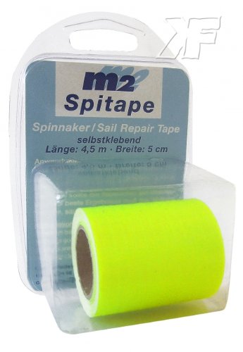 Ascan SPITAPE M2 Spinnaker Tape Reparatur Kite Segel Spinnaker Sail Repair Tape (leuchtgelb) von Ascan